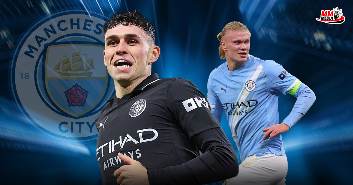 福登的出色表現讓哈蘭德更容易被防守。